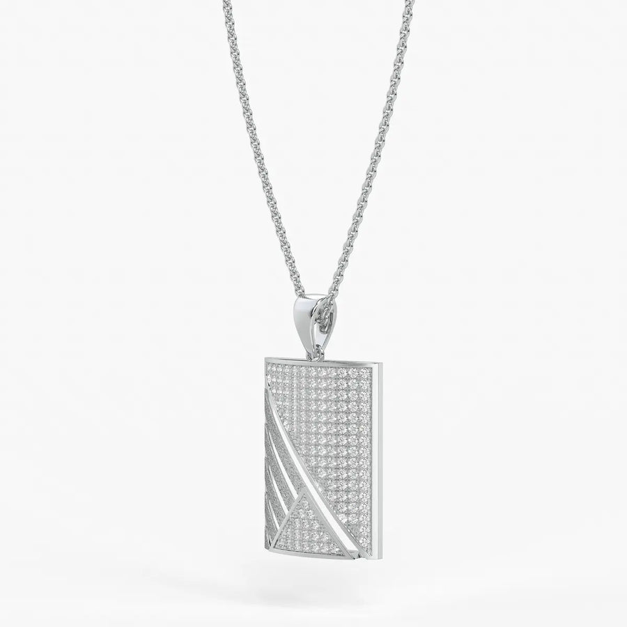 Triovex Prism Grid Pendant For Men