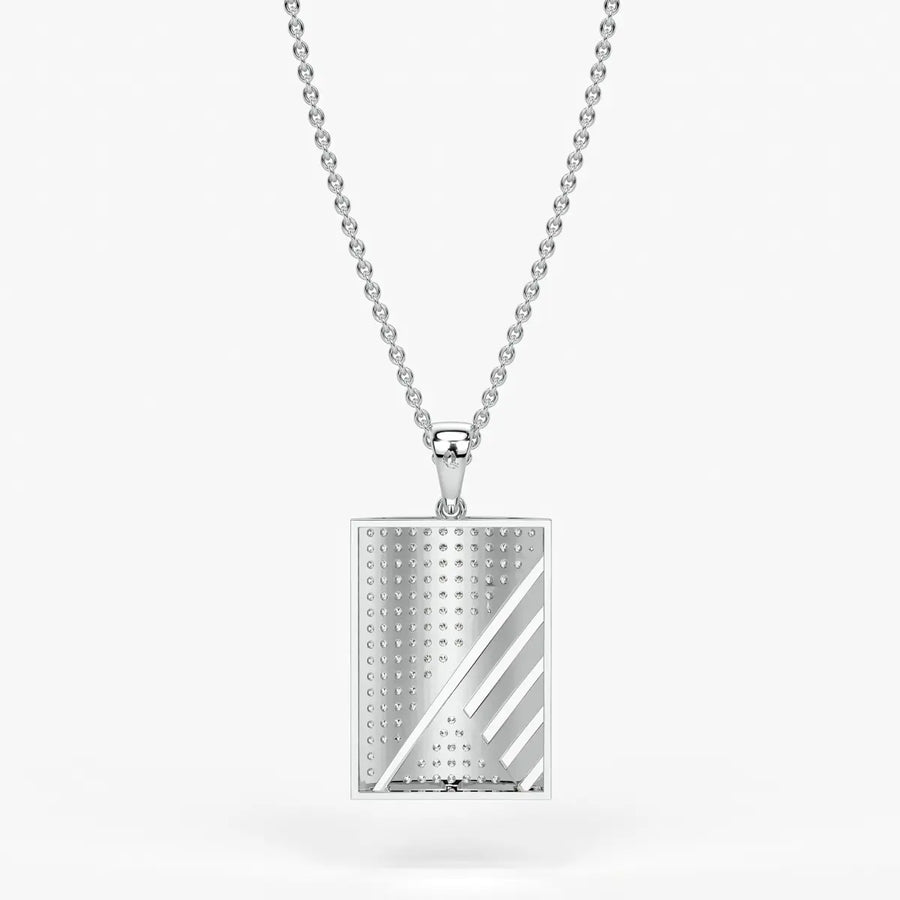 Triovex Prism Grid Pendant For Men