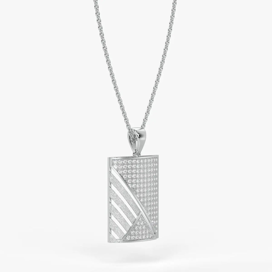 Triovex Prism Grid Pendant For Men