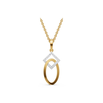 Mira Interlinked Diamond Pendant
