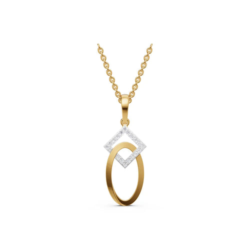 Mira Interlinked Diamond Pendant