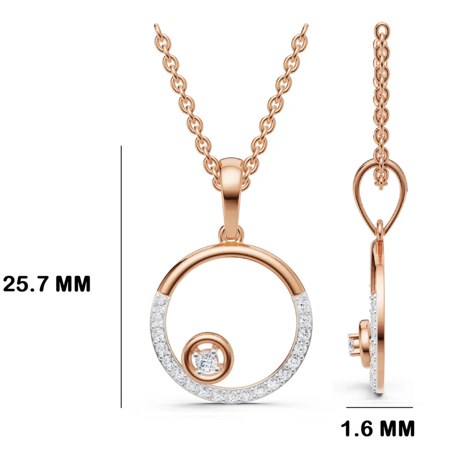 Tara Orbit Diamond Pendant