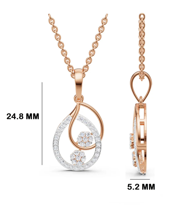 Inaya Blossom Diamond Pendant