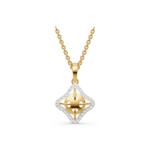 Zoya Compass Diamond Pendant