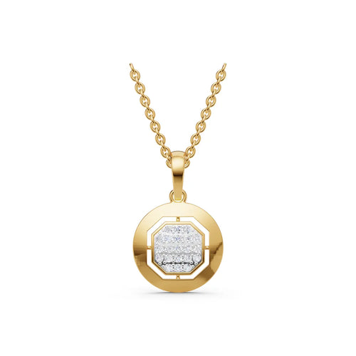 Kyveli Octagon Diamond Pendant