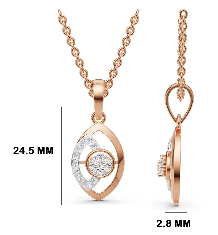 Kaira Floating Diamond Pendant