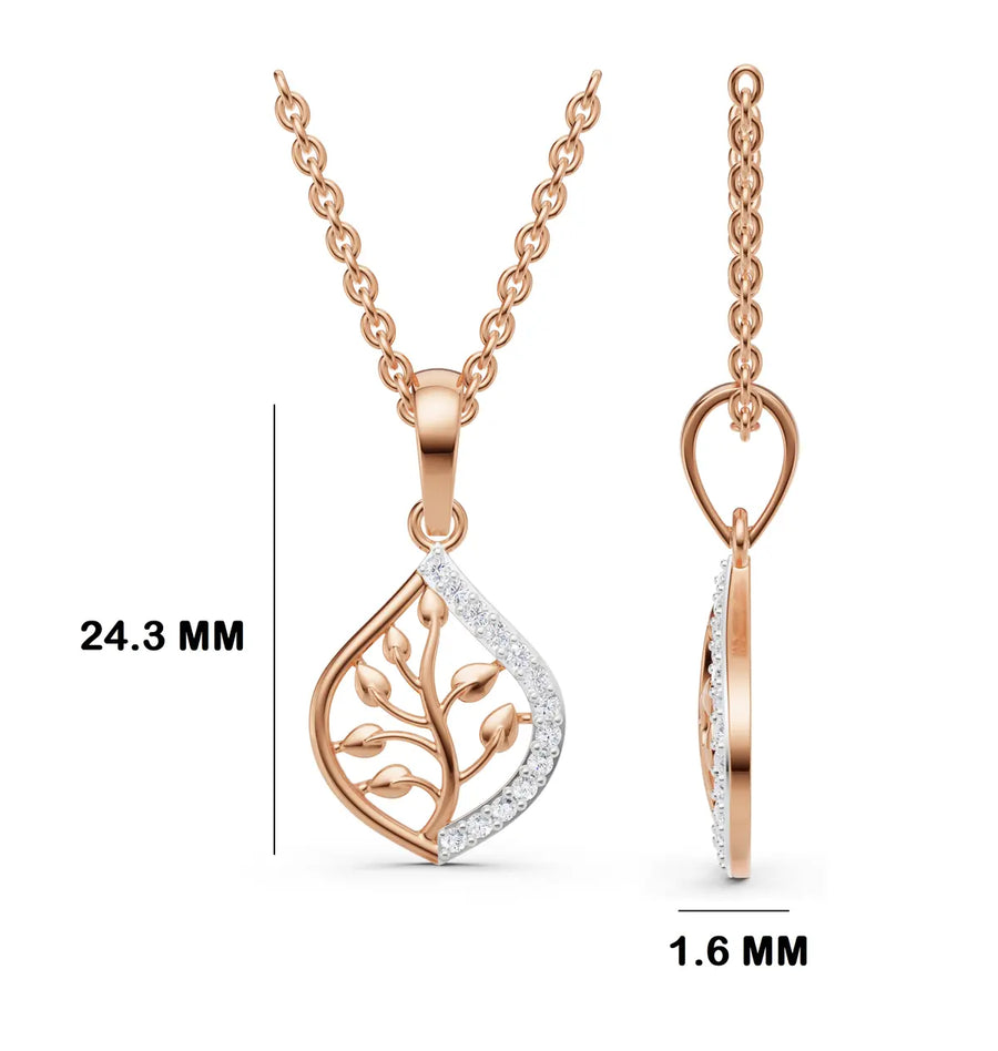 Eden Branch Diamond Pendant