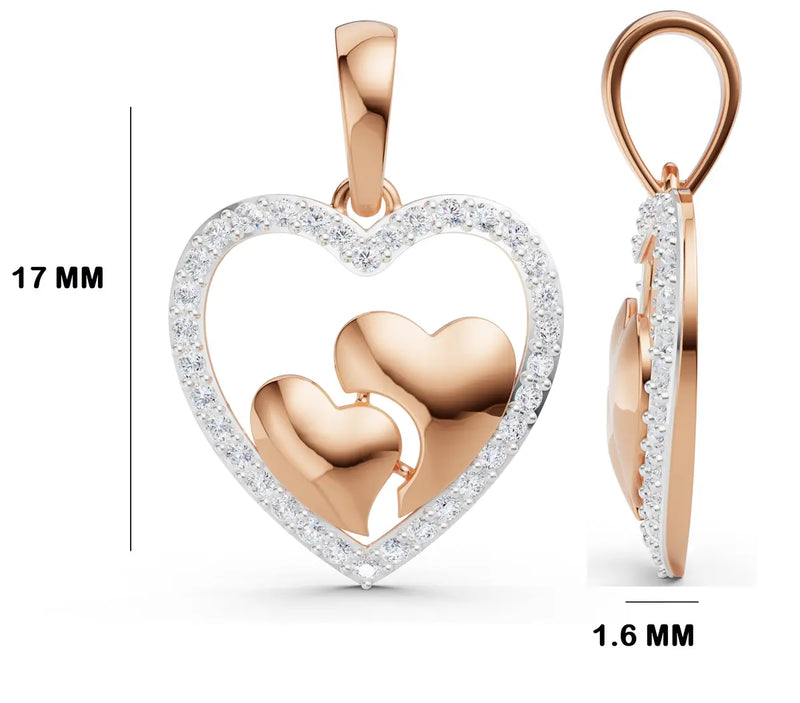 Dovemira Twinheart Pendant