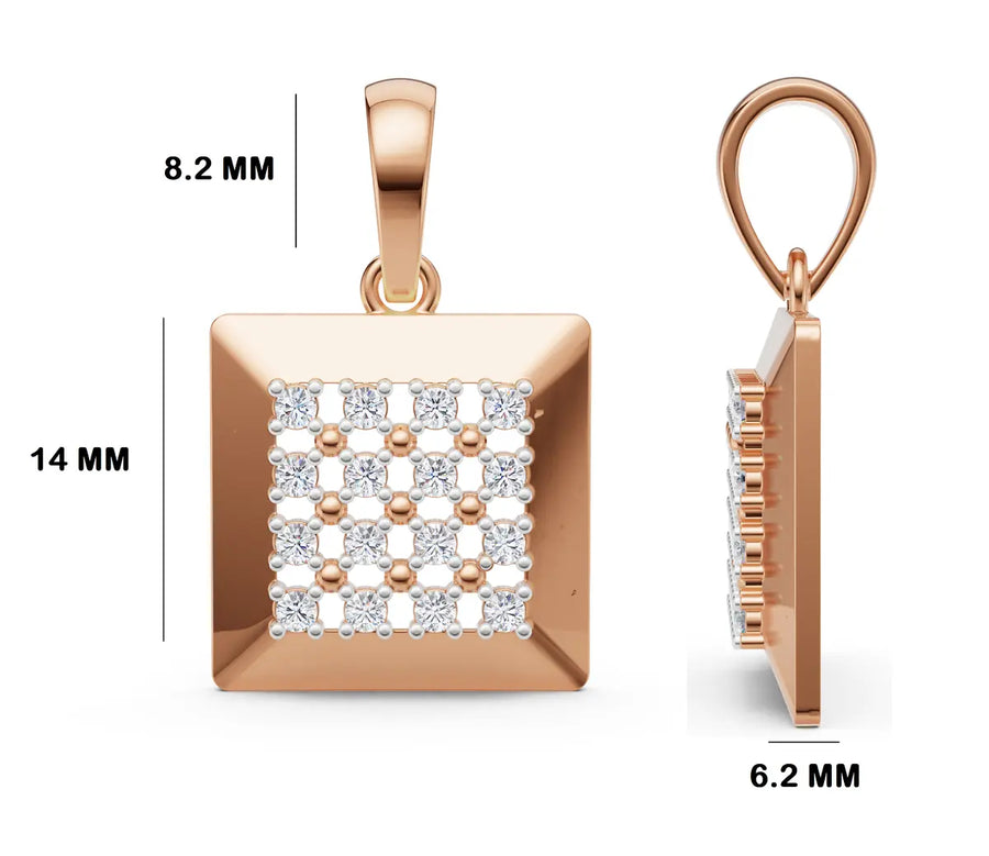 Zelvique Lattice Pendant