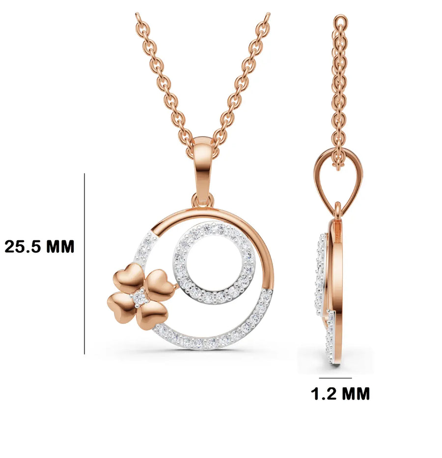 Orla Floral Diamond Pendant