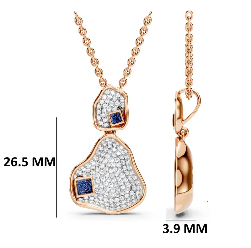 Margot Pebble Sapphire Pendant