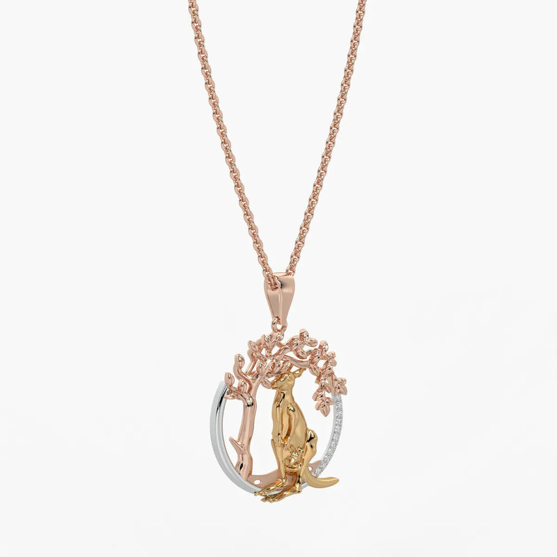 Elara Nurturing Kangaroo Love Pendant
