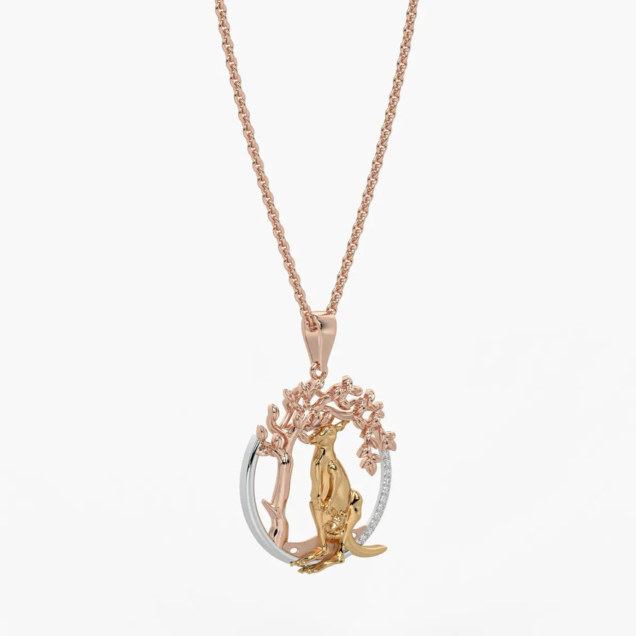 Elara Nurturing Kangaroo Love Pendant