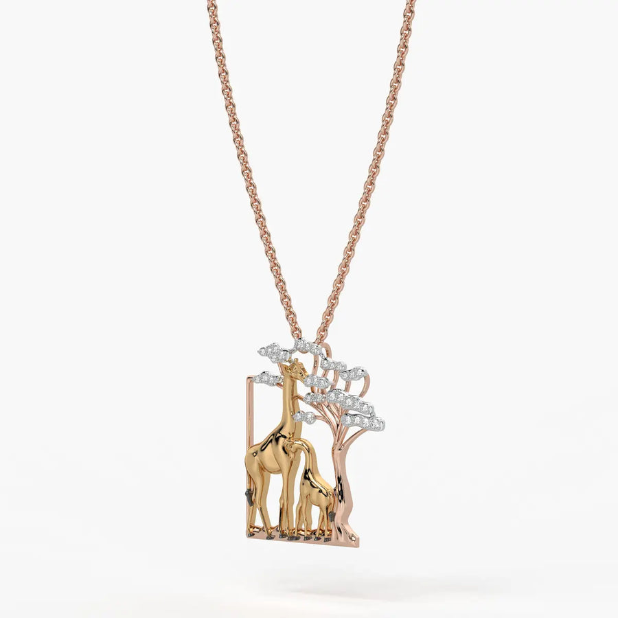 Amor?va Gentle Bond Giraffe Pendant