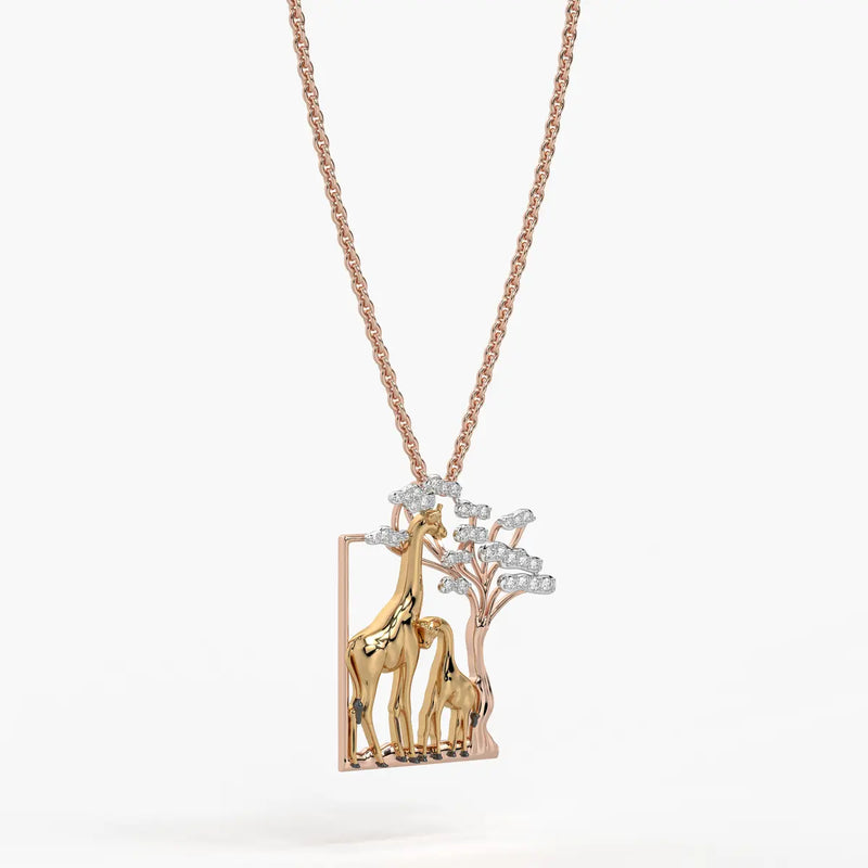 Amor?va Gentle Bond Giraffe Pendant