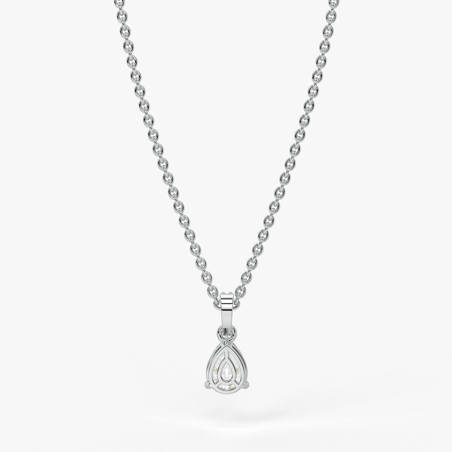 Elara Pear Diamond Drop Pendant