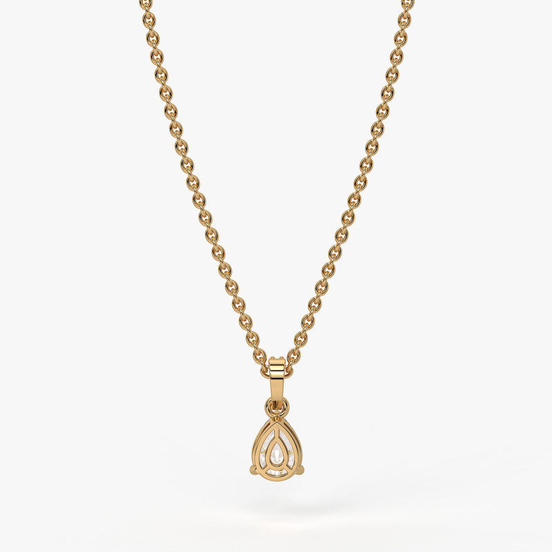 Elara Pear Diamond Drop Pendant