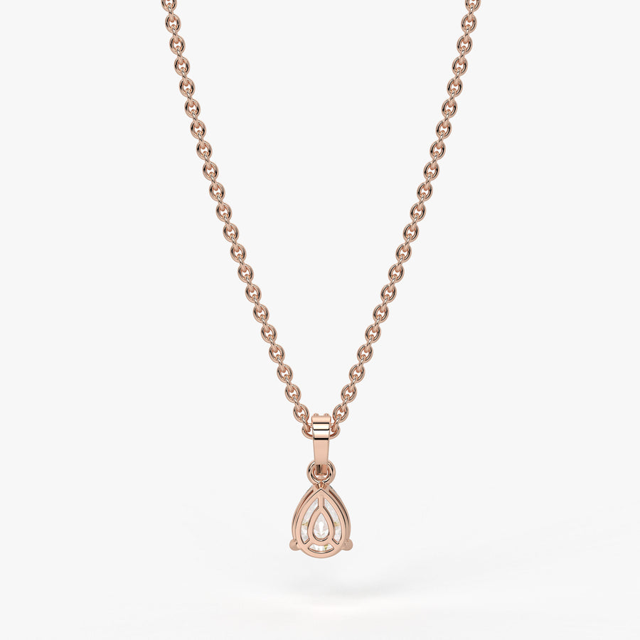 Elara Pear Diamond Drop Pendant
