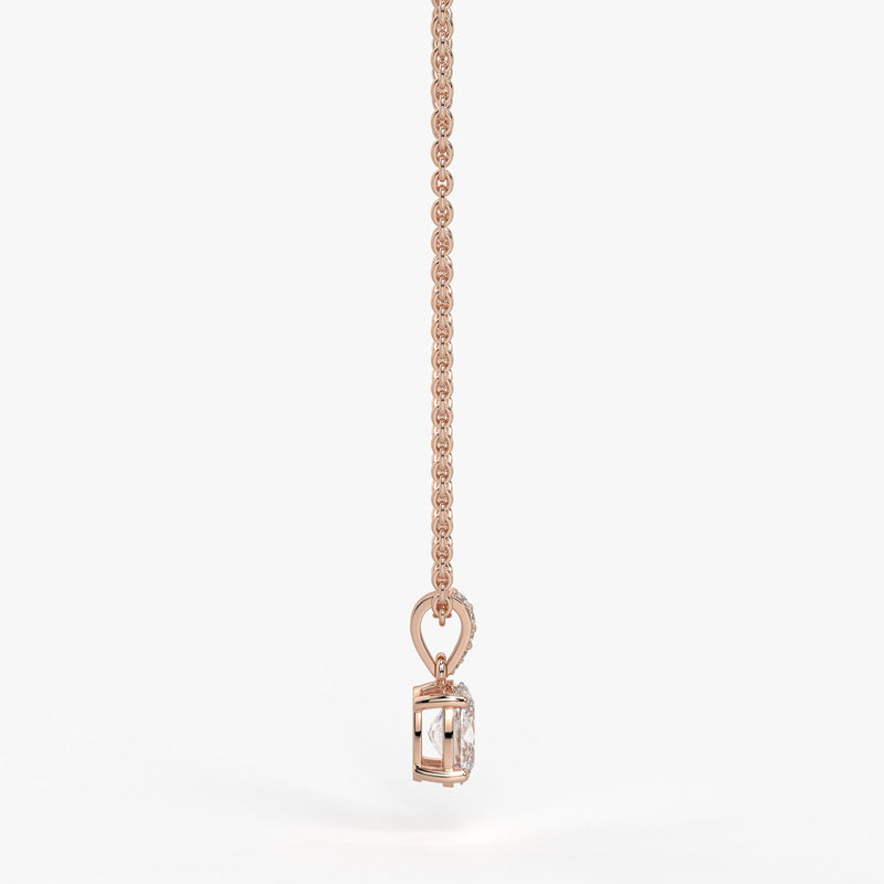 Ovalyn Grace Diamond Drop Pendant