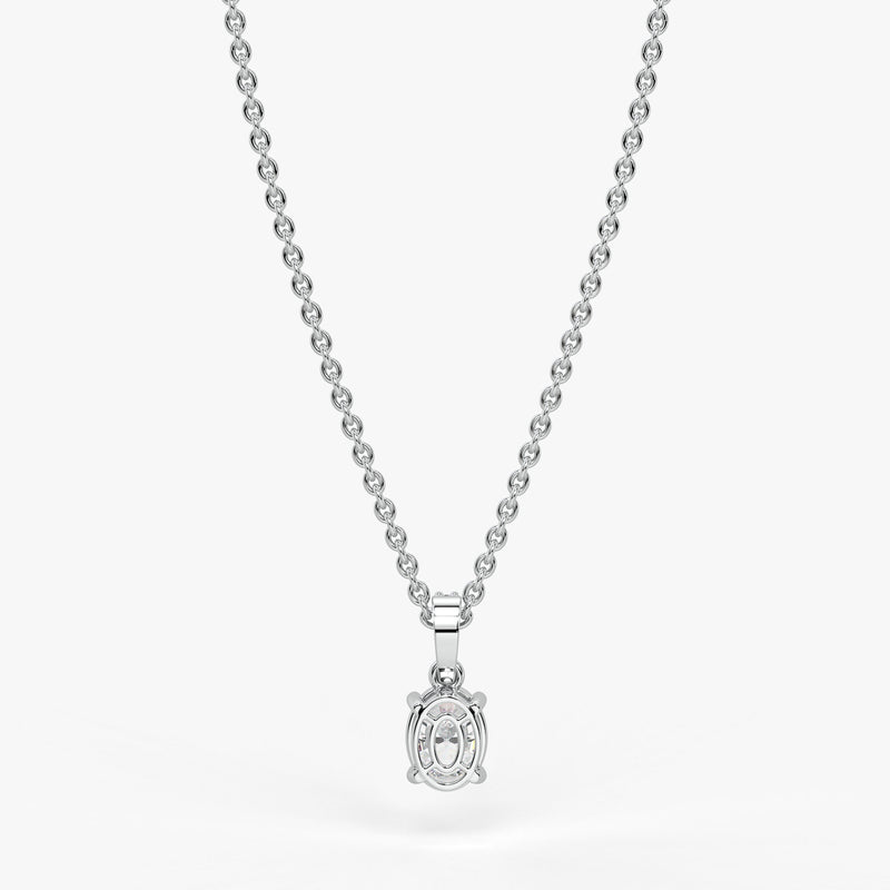 Ovalyn Grace Diamond Drop Pendant