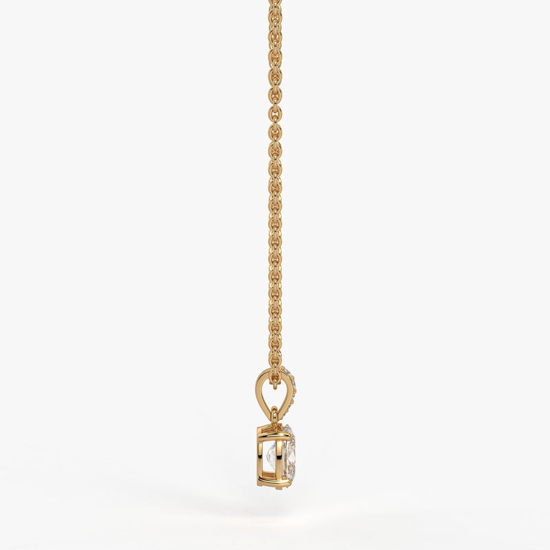 Ovalyn Grace Diamond Drop Pendant
