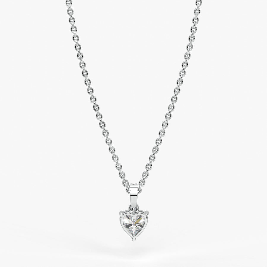 Amielle Heart Diamond Drop Pendant