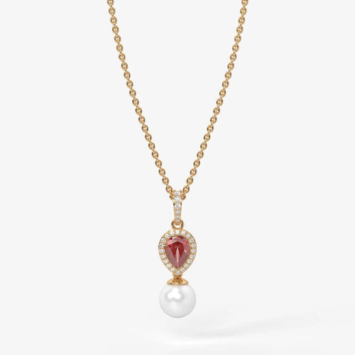 Blush Serenade Pearl Pendant Necklace