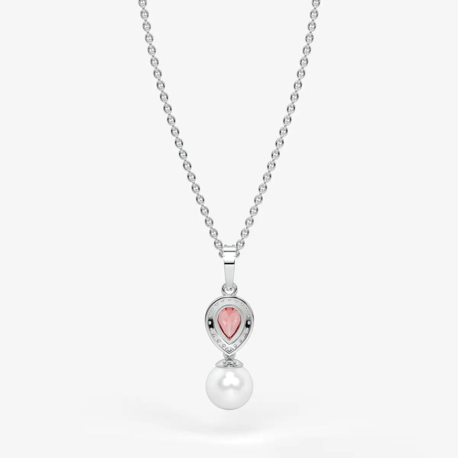 Blush Serenade Pearl Pendant Necklace
