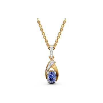 Rose Teardrop Grace Pendant