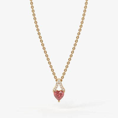 Aurelia Heartfall Pendant Necklace