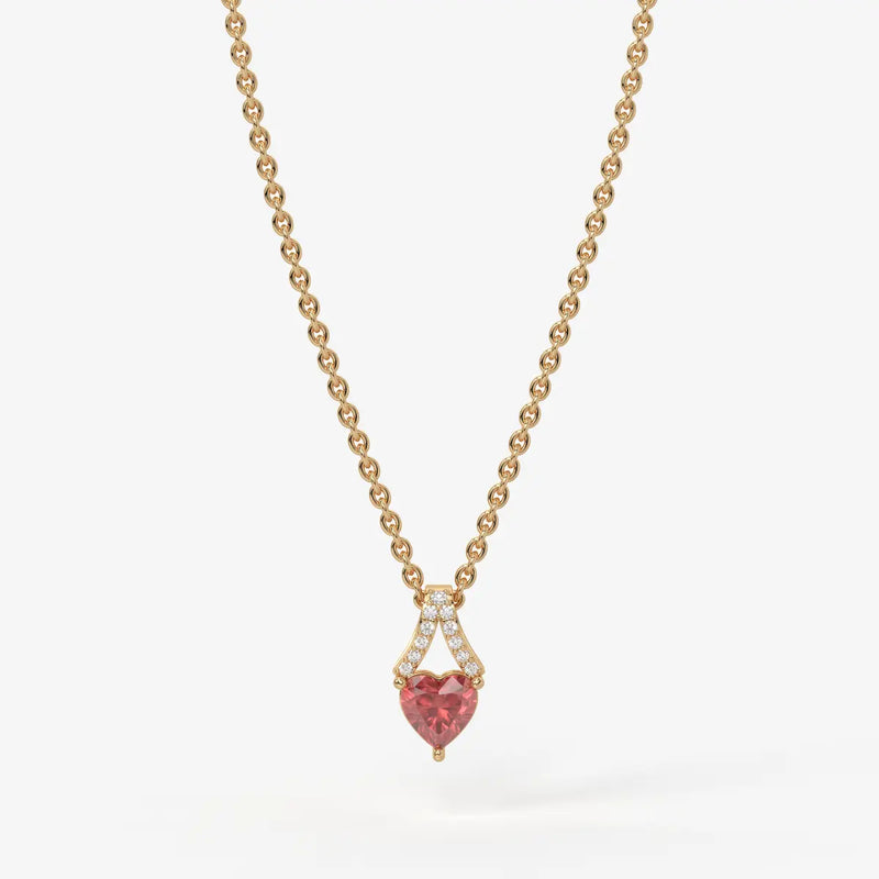 Aurelia Heartfall Pendant Necklace