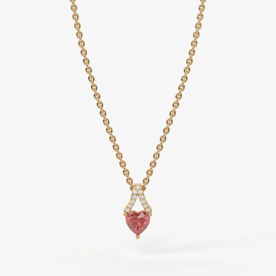 Aurelia Heartfall Pendant Necklace