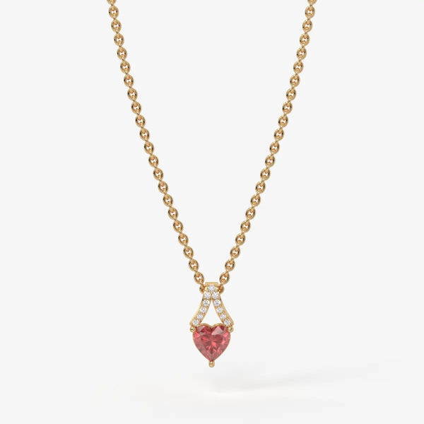 Aurelia Heartfall Pendant Necklace