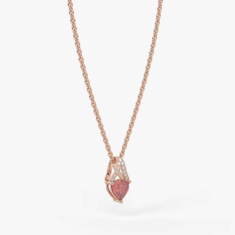Aurelia Heartfall Pendant Necklace