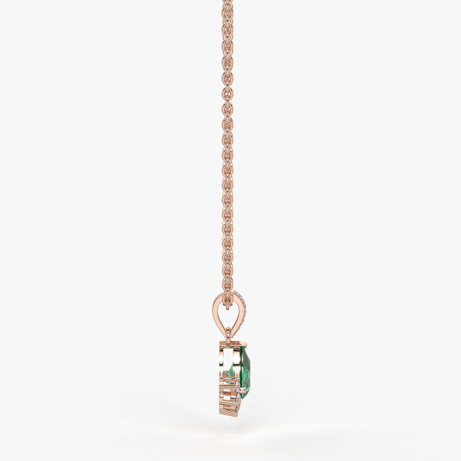 Elara Teardrop Bloom Pendant