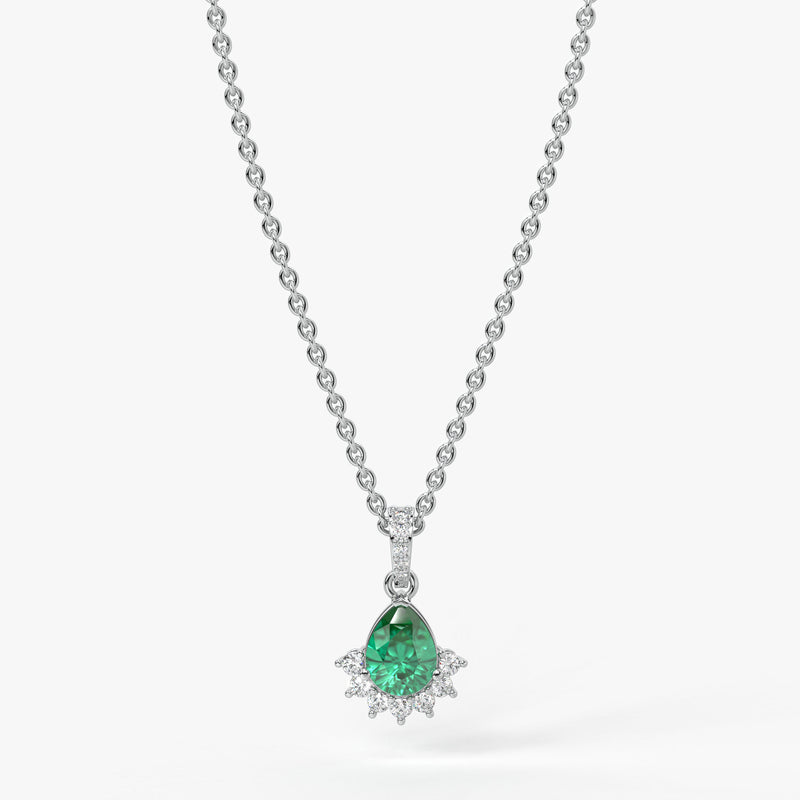 Elara Teardrop Bloom Pendant
