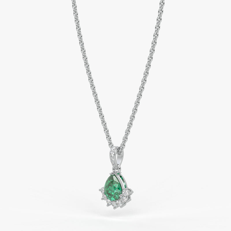 Elara Teardrop Bloom Pendant