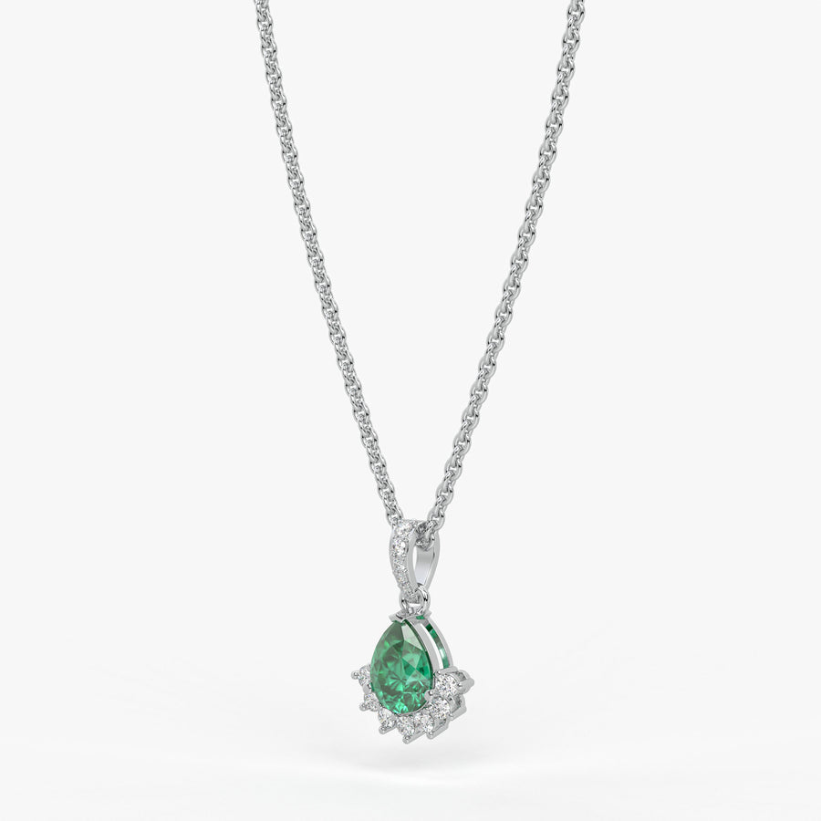 Elara Teardrop Bloom Pendant