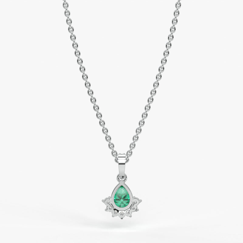 Elara Teardrop Bloom Pendant