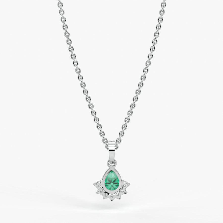 Elara Teardrop Bloom Pendant