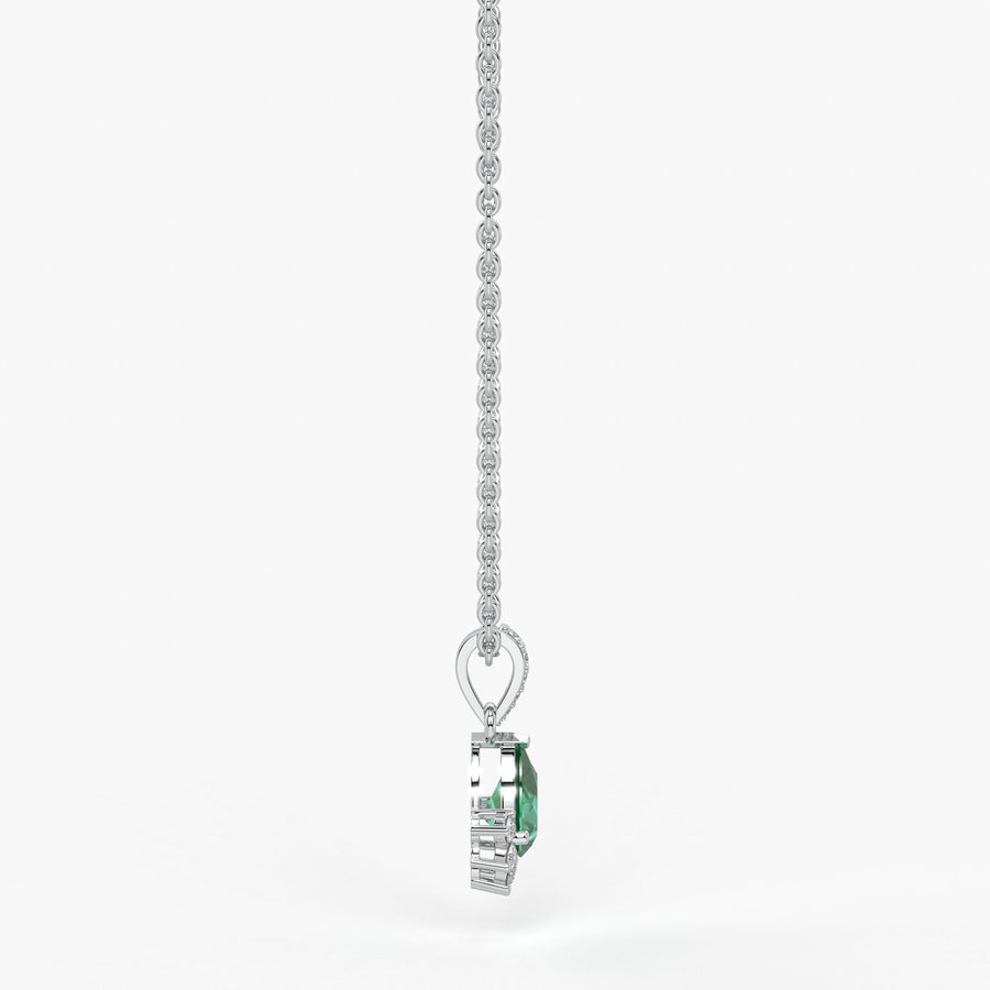 Elara Teardrop Bloom Pendant