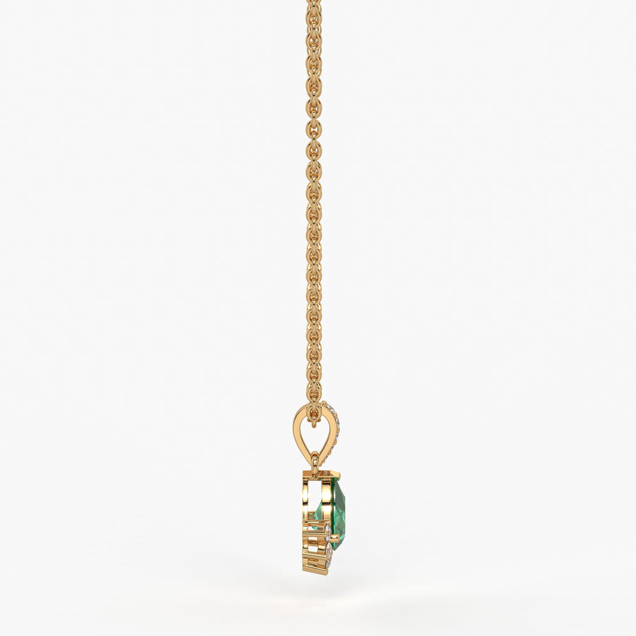 Elara Teardrop Bloom Pendant