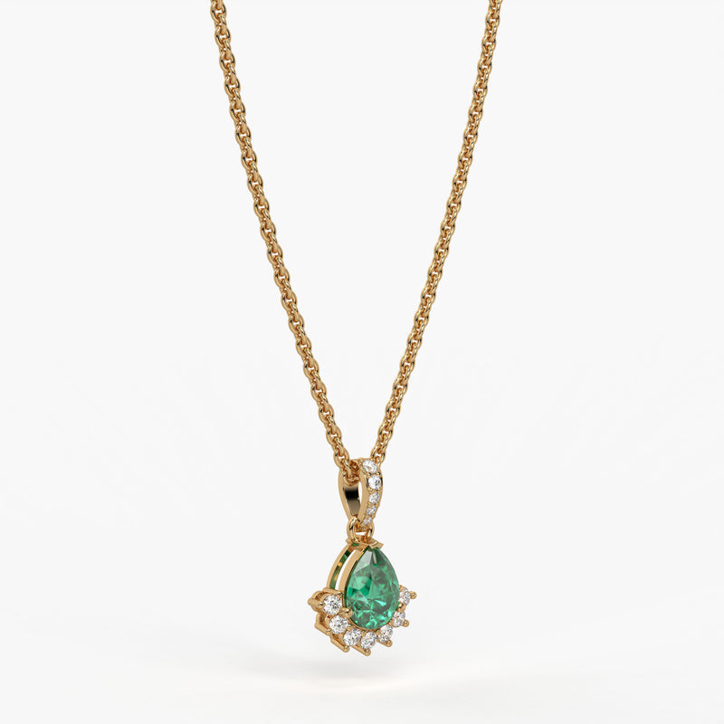 Elara Teardrop Bloom Pendant