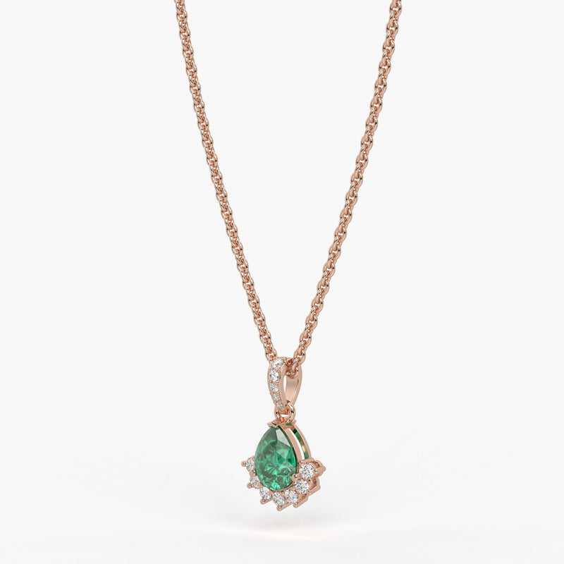 Elara Teardrop Bloom Pendant