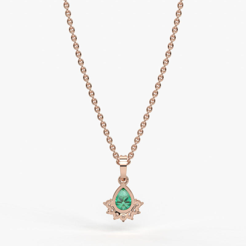 Elara Teardrop Bloom Pendant