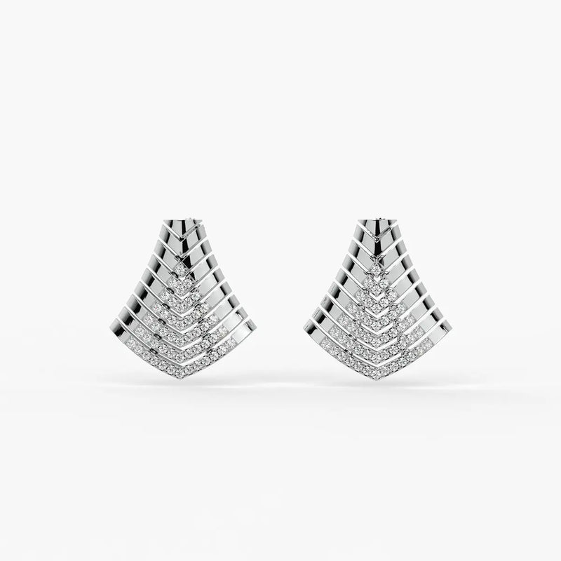 Tapered Chevron Spike Pendant