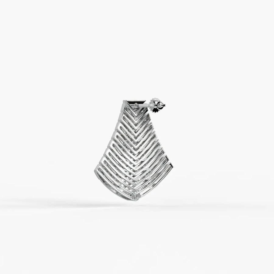 Tapered Chevron Spike Pendant