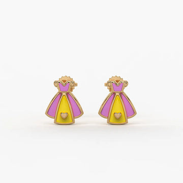 Sweetheart Princess Dress Earrings