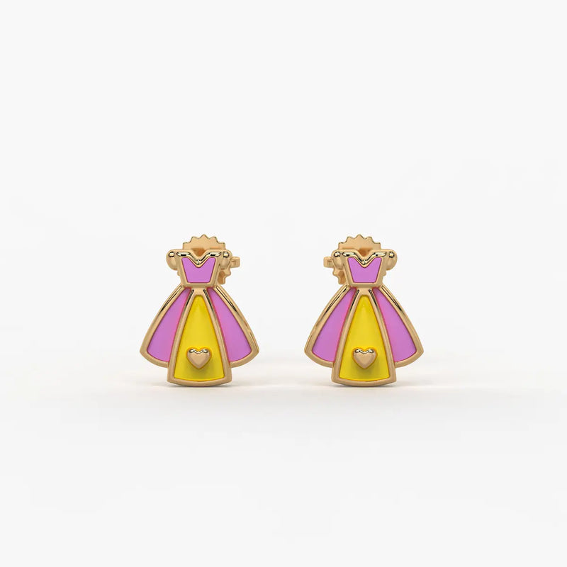 Sweetheart Princess Dress Earrings