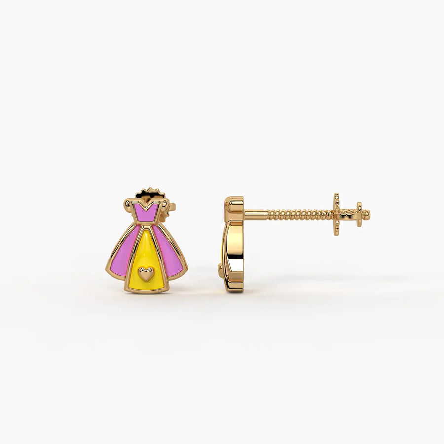 Sweetheart Princess Dress Earrings
